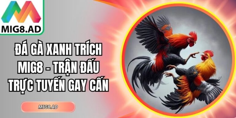 Đá Gà Xanh Trích Mig8 – Trận Đấu Trực Tuyến Gay Cấn 1 Đá gà xanh trích Mig8