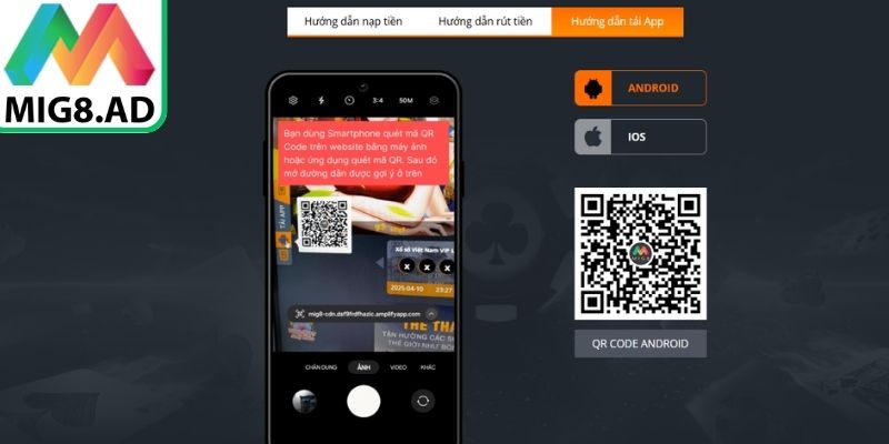 Các bước hướng dẫn tải app trên IOS